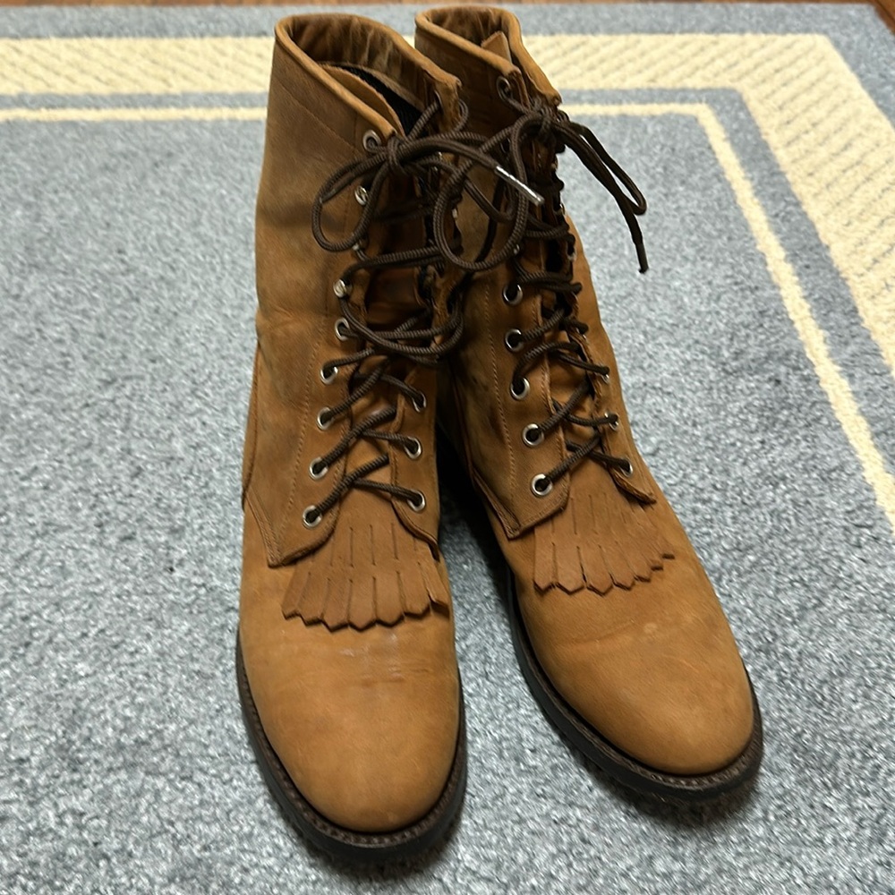Vintage Dan Post Lacers Kiltie size 8.5